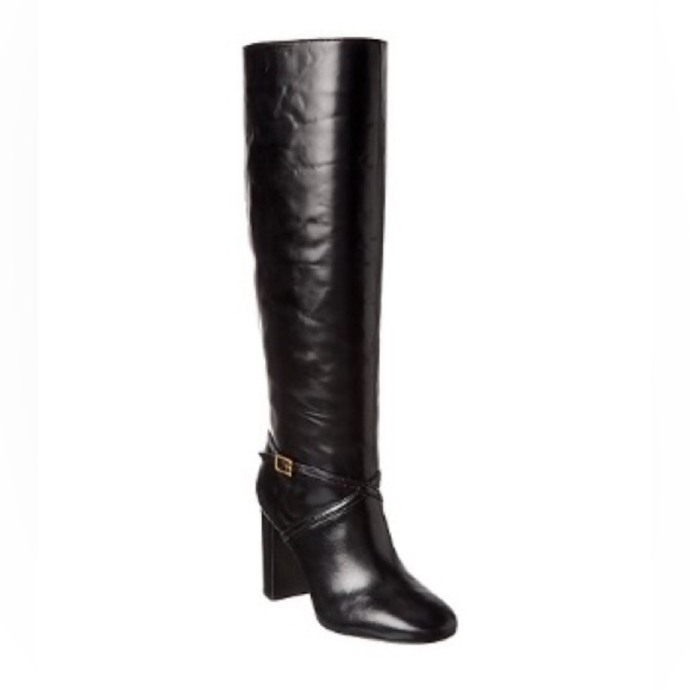 Tory Burch Pull On Leather Knee High Boot 8.5